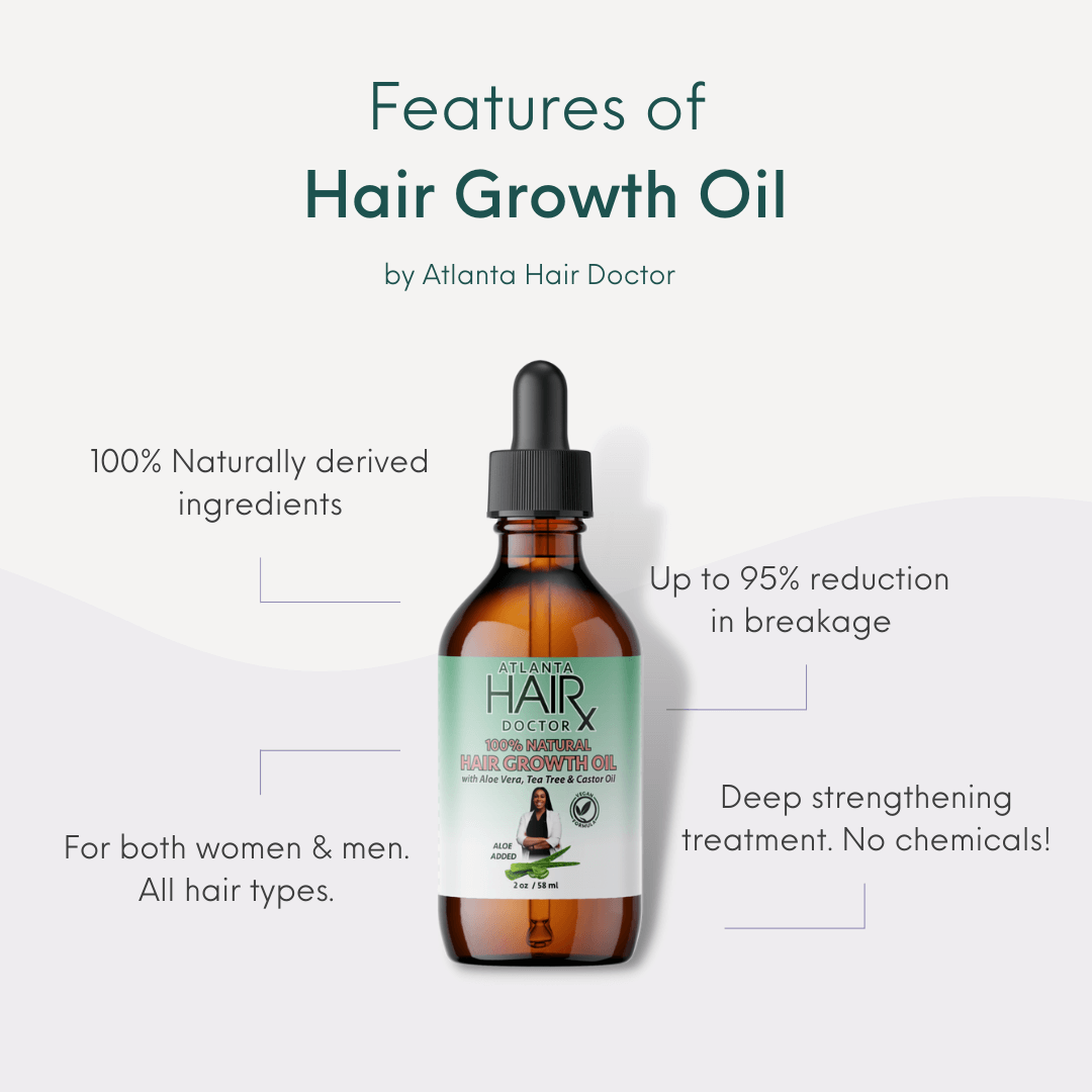 Free Gift! 100% NATURAL HAIR GROWTH OIL - 2oz / 58ml